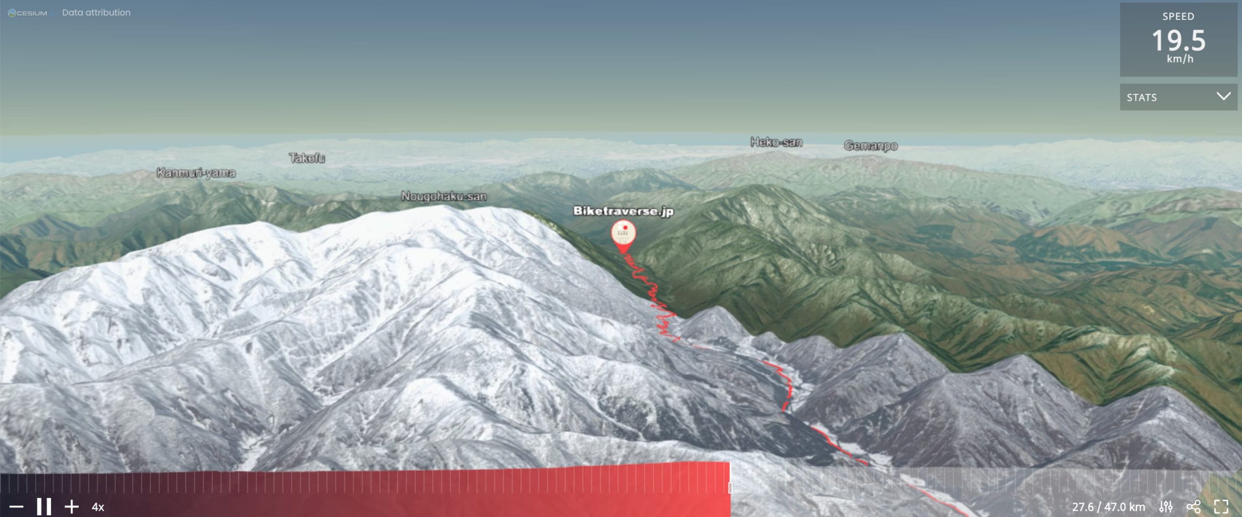 温見峠サイクリング