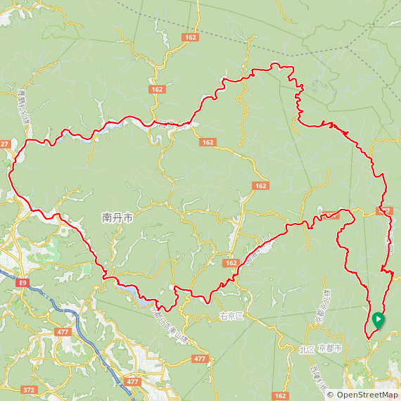 佐々里峠サイクリングMAP