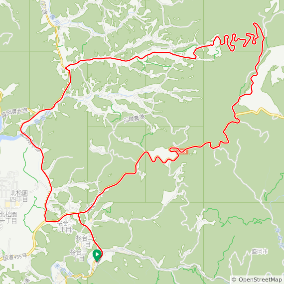 天峰山サイクリング|距離32km