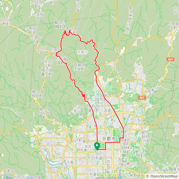 京見峠サイクリングMAP