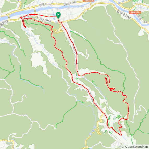 吉野山サイクリングMAP