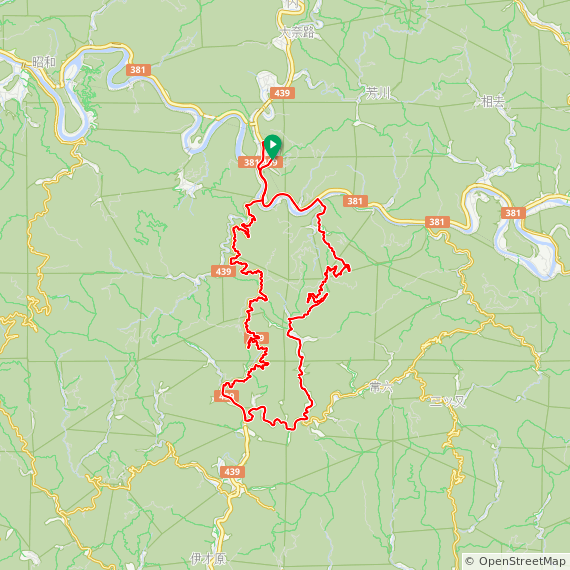 杓子峠サイクリングMAP