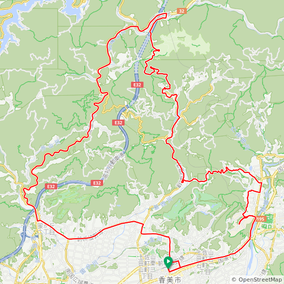 根曳峠サイクリングMAP