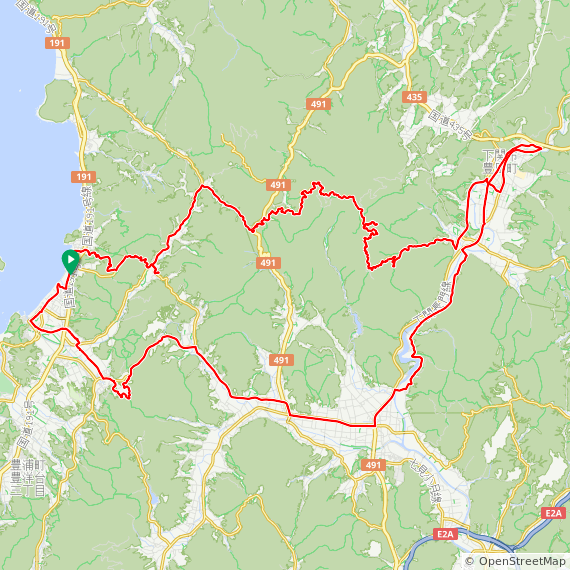 華山サイクリングMAP
