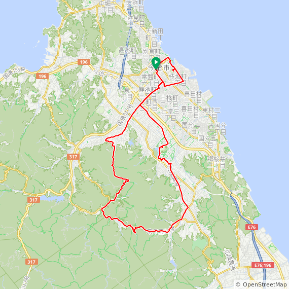さやの峠サイクリングMAP