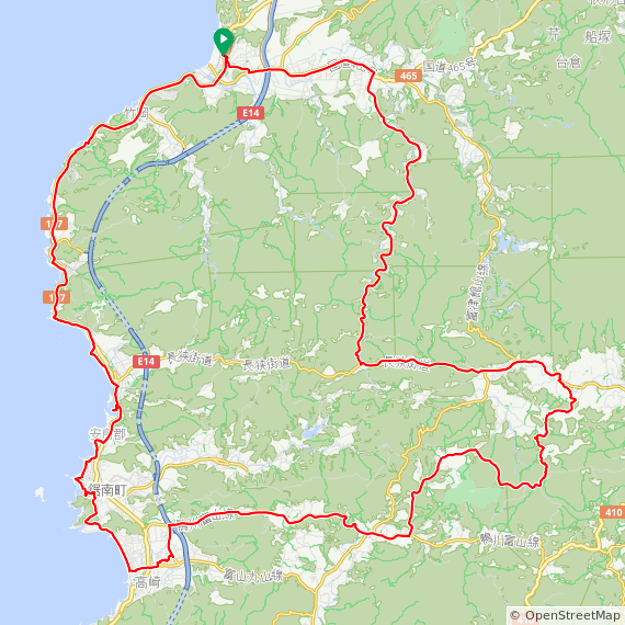 もみじロードサイクリングMAP
