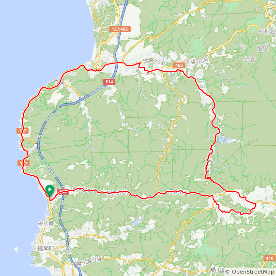 横根峠サイクリングMAP