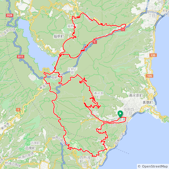 大観山サイクリングMAP