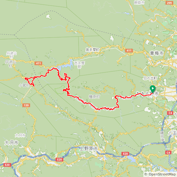 風張峠サイクリングMAP
